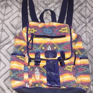 Tribal print backpack